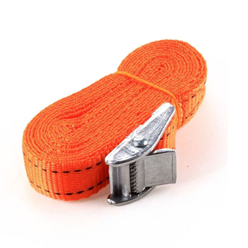 2.5m Heavy Duty Metal Cam Buckle Cargo Luggage Bag Nylon Tie Down Strap Belt