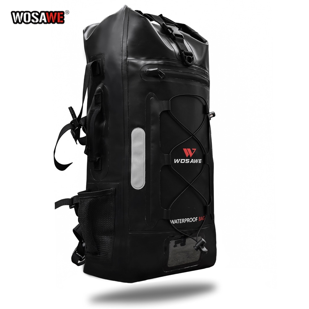 WOSAWE Motorcycle Luggage Bag Waterproof Motobike Touring backpacks Bag Motorbike Helmet Bags 30L Multi-functional Travel Bags