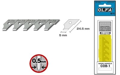Cortador circular de brújula OLFA, CMP-1/DX, cortes de 1,6 cm a 22cm, 15 cuchillas adicionales, CMP-1/DX, hecho en Japón