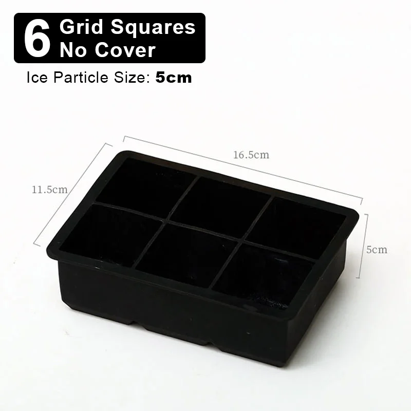 Moldes para cubitos de hielo de silicona, moldes esféricos para cubitos de hielo, máquina para hacer cubitos de helado, moldes reutilizables para cubitos de hielo y whisky, 4/6/8/15 rejillas: Verde