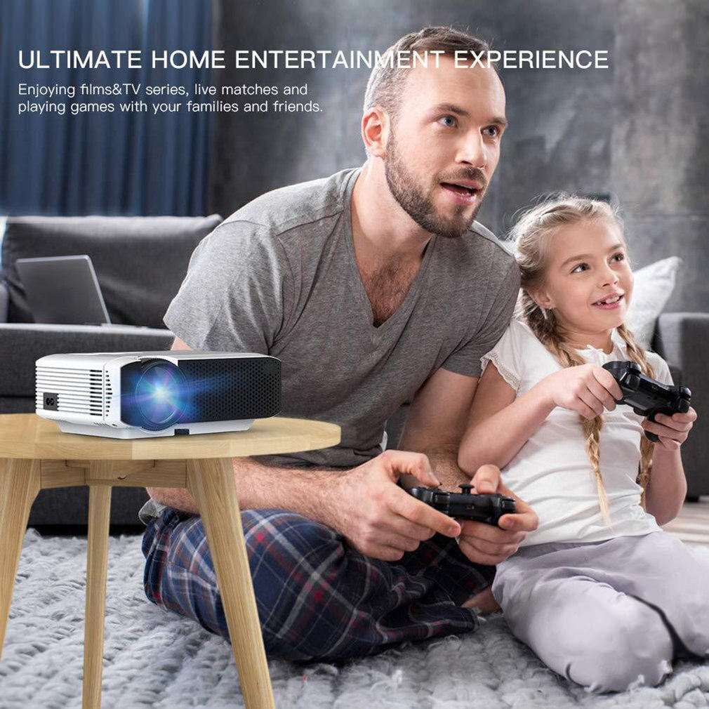 E400S Wireless LED Same Screen Projector Portable Projector High Definition Hdmi Projector Home Theater Video Projector