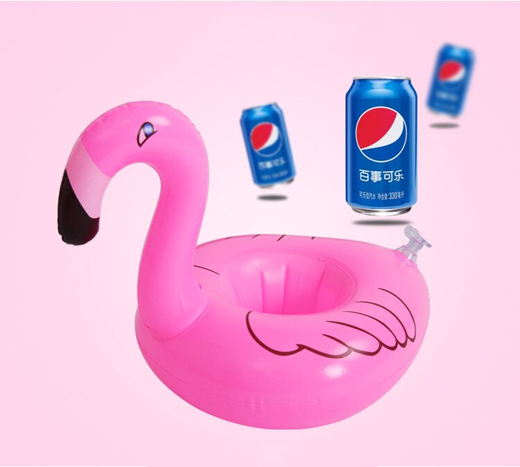 Mini Opblaasbare Bekerhouder Eenhoorn Flamingo bekerhouder Zwembad Float Baden zwembad Speelgoed Partij Decoratie Bar zwemmen ring