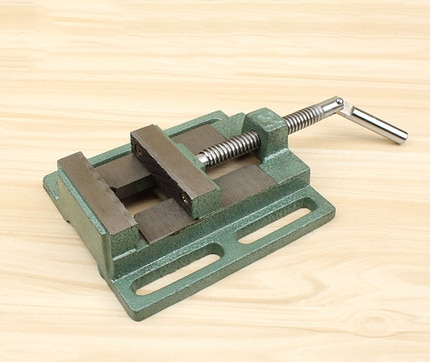 3 Inch Drill Press Vice Bench Clamp Flat Tongs Vise Drilling Machine Clamping Clamp Firmly Woodworking hand tool 180 rotatable