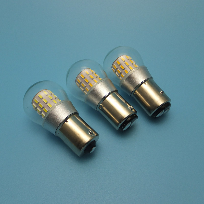 Ampoules LED S25 BA15S BA15D 12-24V, lumière stroboscopique de Navigation BAY15D, Source de stationnement pour navire, 2 pièces