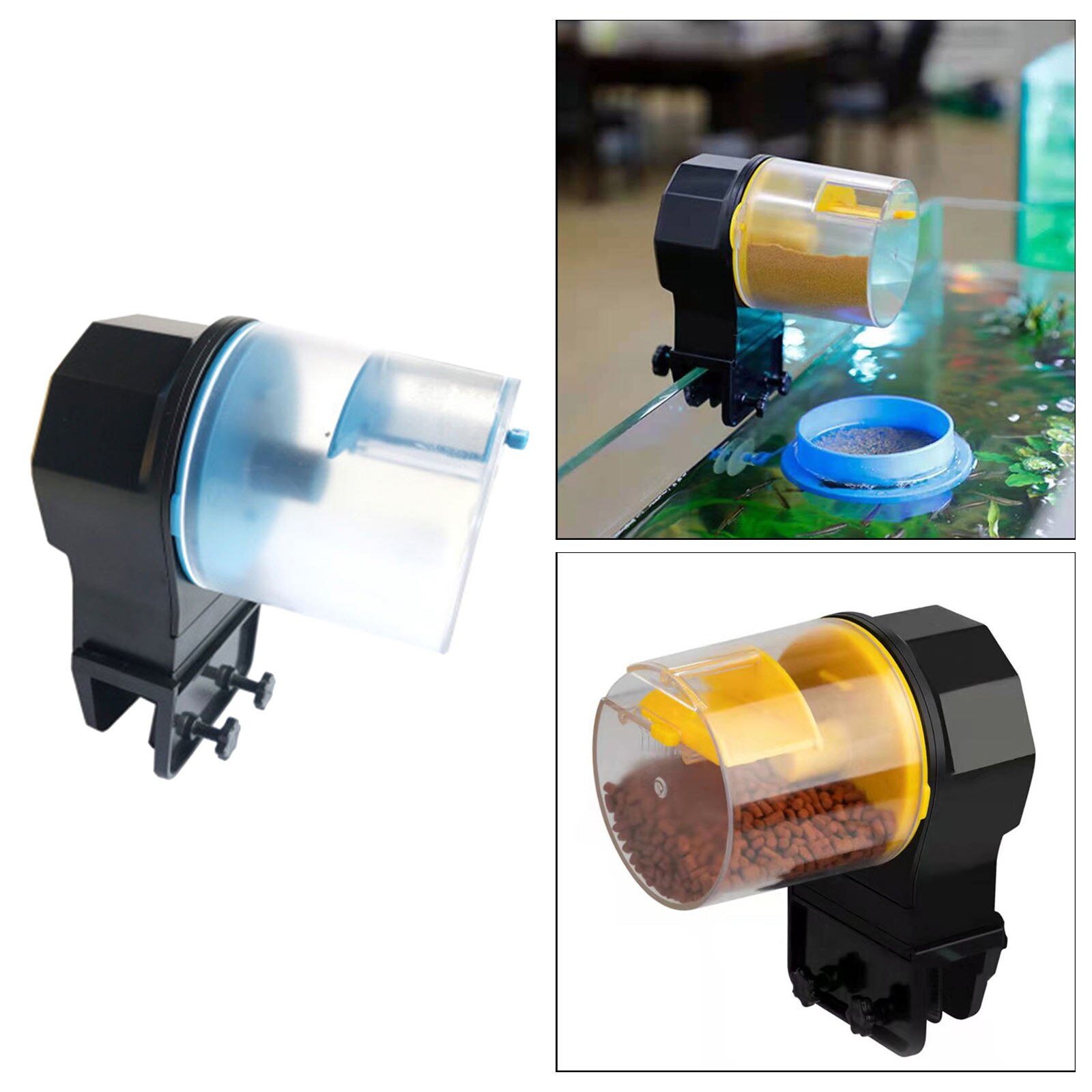 Smart Automatic Fish Feeder Fish Food Dispenser Aquarium Auto Feeder 12/24H Timer Feeders