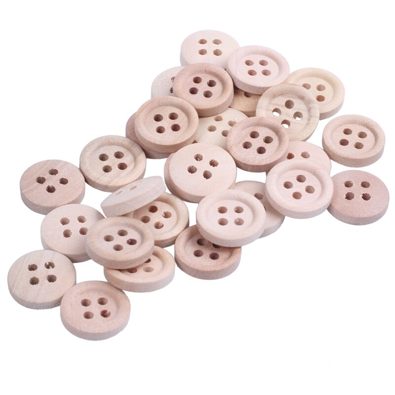 51 stuks accessoires: : 1 stuks kalenderbord, houten verjaardagsherinneringsbord, berkenmultiplex plaquettebord en 50 stuks gemengde houten knopen natura