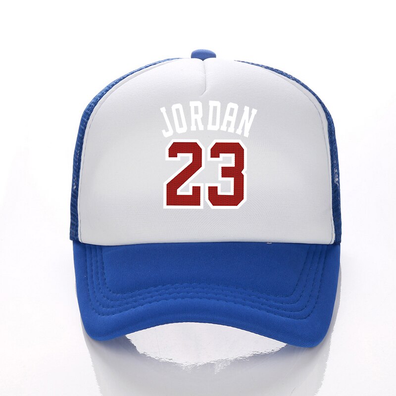 De Jordan 23 impreso de gorras de béisbol de los hombres las mujeres verano gorro de malla de camionero ajustable snapback sombreros: 2