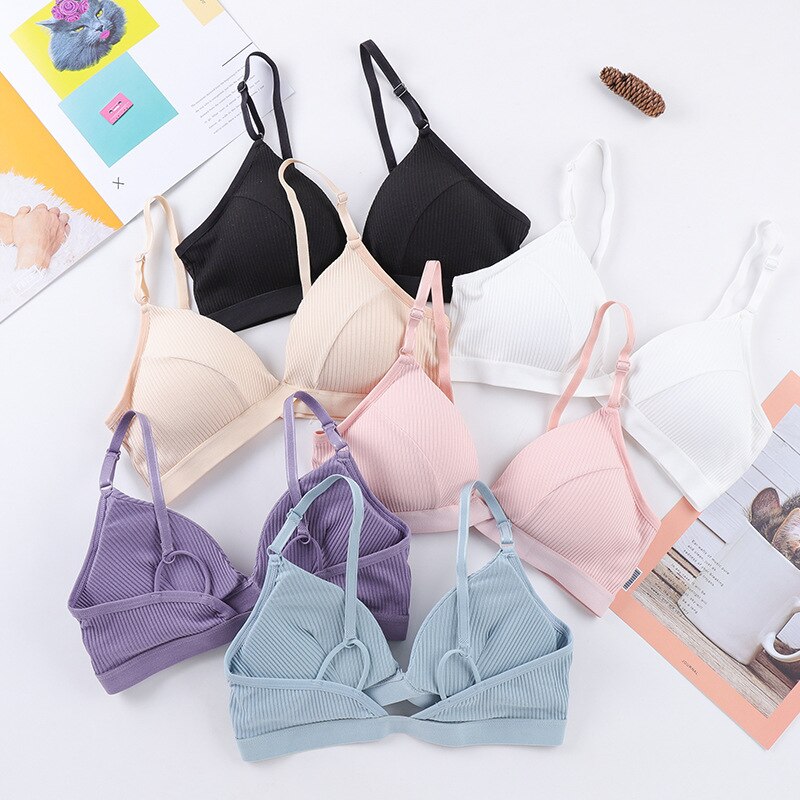 SVOKOR Push Up Bra Adjustable Beauty Backless Seamless Bralette Elastic Force Women's Underwear Crop Top