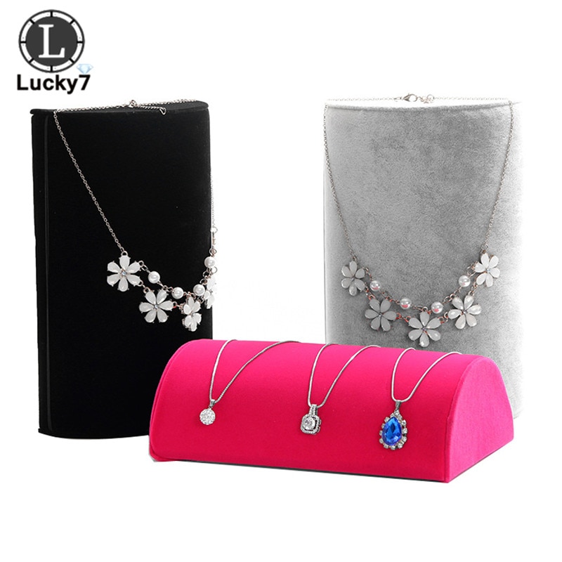 Puolipylväs kaulakoru korujen esittelyteline korujen riipusteline rannekoru tyyny korutiski näyteikkunan rekvisiitta