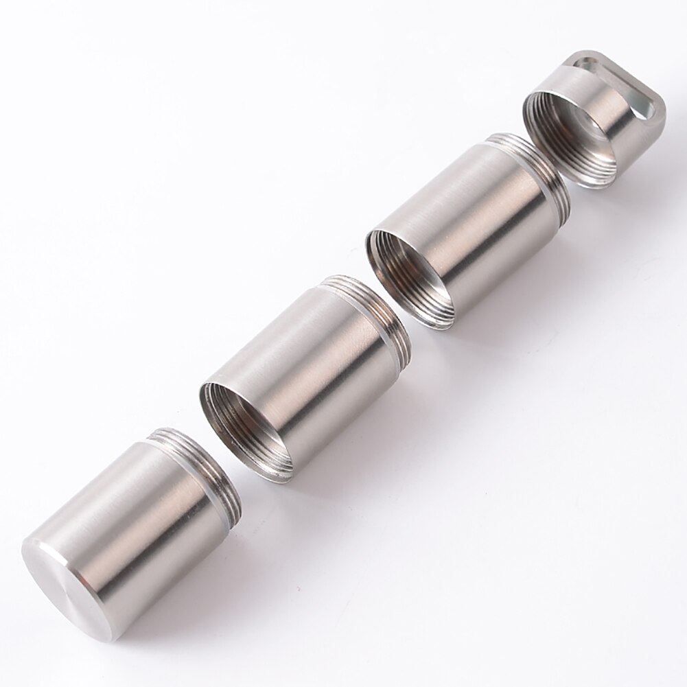 Waterproof Pill Capsule Case Box Bottle Container Outdoor Travel Emergency Tool Convenient Pill Box Organizer Medicine Box