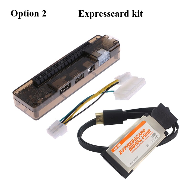 EXP GDC External Laptop Video Card Dock Graphics Card Laptop Docking Station with Mini PCI-E Expresscard NGFF M.2 A Key Port: Option 2