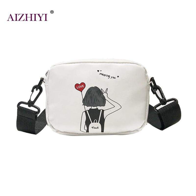 Mulheres dos desenhos animados impressão praça bolsas de ombro mensageiro casual couro do plutônio feminino crossbody sacos bolsa feminina mujer: 06