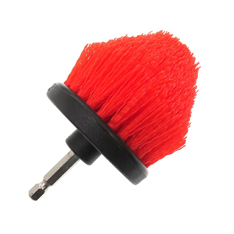 2.5 Inch Elektrische Borstel 6.35Mm Drijfstang Conische Detail Cleaning Tool Voor Meubels Keuken: Red