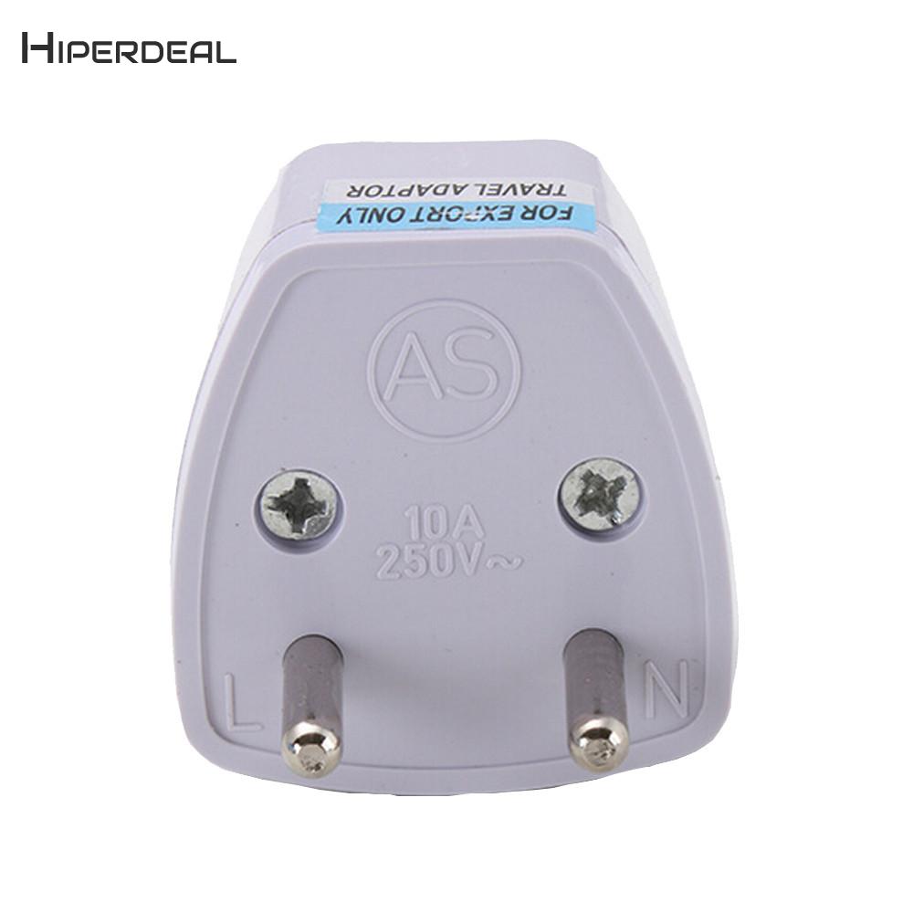 HIPERDEAL US To EU Europe And Universal AC Power Plug World Business Travel Adapter Converter International Use QIY24 D05