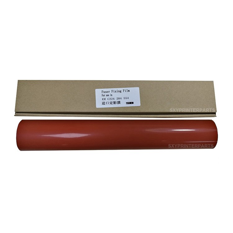 Bizhub C554 folia utrwalająca dla Konica Minolta Bizhub C654 C754 C554 folia utrwalająca rękawy dla kolor część drukarki japońnarty materiał