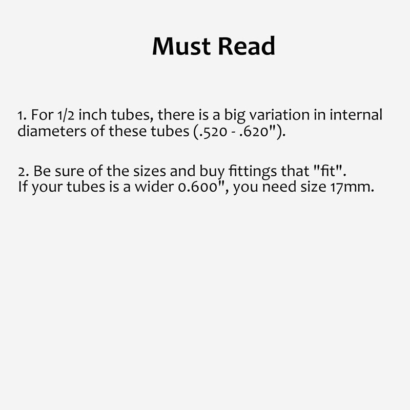 24Pcs Drip Irrigation Fittings Kit 1/2 inch Tubing Barbed Connectors and Compatible Drip or Sprinkler Systems