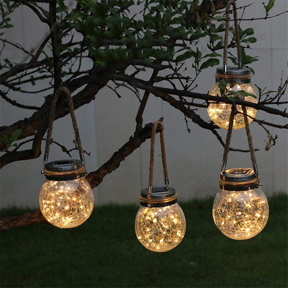 Led solar fairy light powered mason jar lights for outdoor patio party wedding garden gårdhave dekorative led lamper