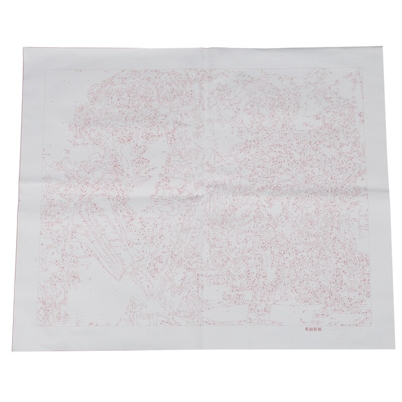 DIY Ölgemälde malen Nach Zahlen Kits für Erwachsene Kinder Anfänger-Braut 16x20 zoll mit Pinsel und acryl Pigment (Rahmenlose)