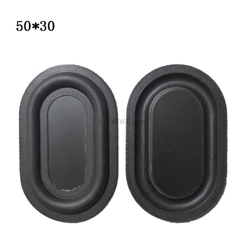 2PCS Owalne Płyty Wibracyjne Guma - Pasywne Radiatory: I