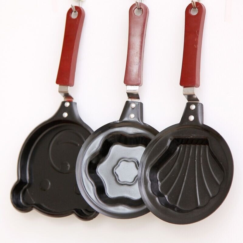 Cartoon breakfast pot multi-function roller pancake pan small frying pan egg dumpling non-stick frying pan egg frying pan mold