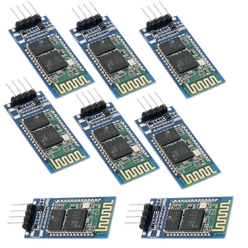 10Pcs HC06 HC-06 Drahtlose Serielle 4 Pin Bluetooth RF Transceiver Modul RS232 TTL für Arduino Bluetooth Modul