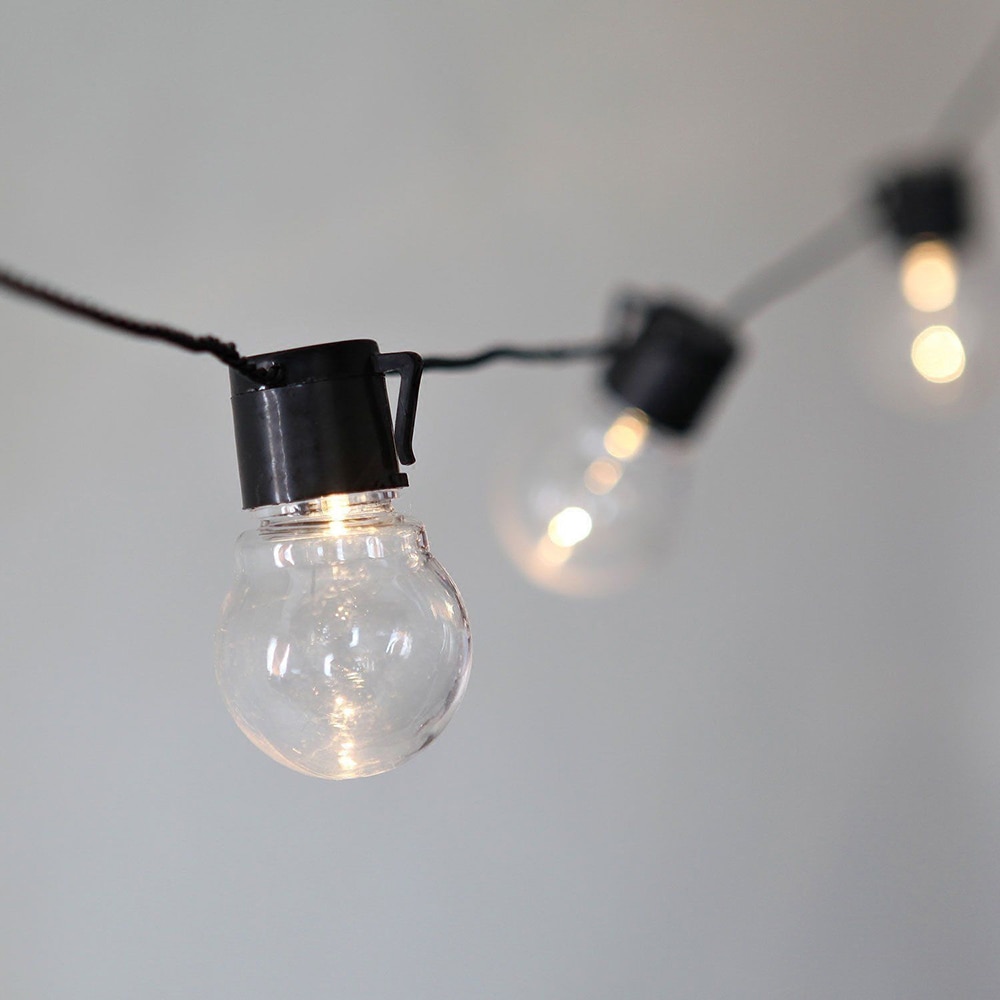 3M 6M Led String Light Ball Globe Bulb Fairy Lights Chain G50 Outdoor Garden Patio Garland Wedding Party Christmas Decoration