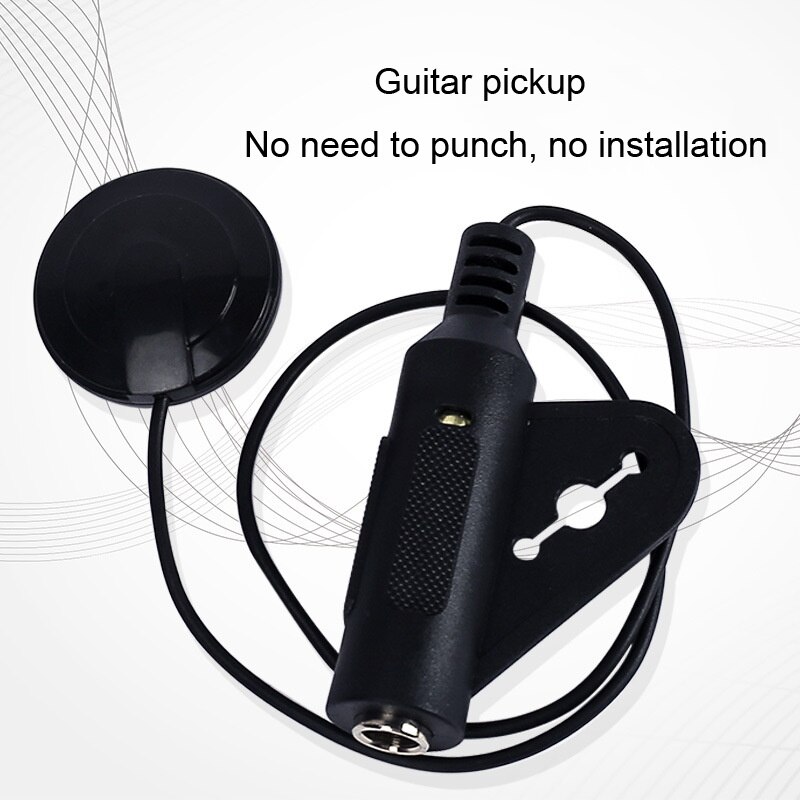 Gitaar Pickup Professionele Piezo Contact Microfoon Pickup Voor Akoestische Snaarinstrument Gitaar Viool Banjo Accessoires