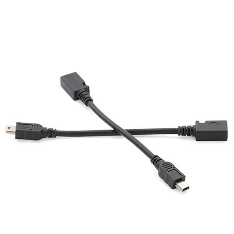 Micro Usb Female Naar Mini Usb Male Adapter Oplader Adapter Converter Kabel 13Cm