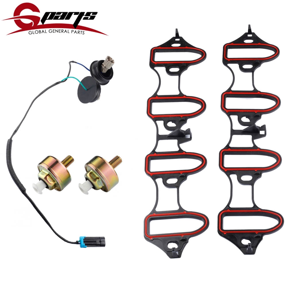 G-Parts 12601822 213-3521 89060413 12589867 Knock Sensor Wire Harness Kit With Intake Manifold Gasket Kit For Silverado Sierra