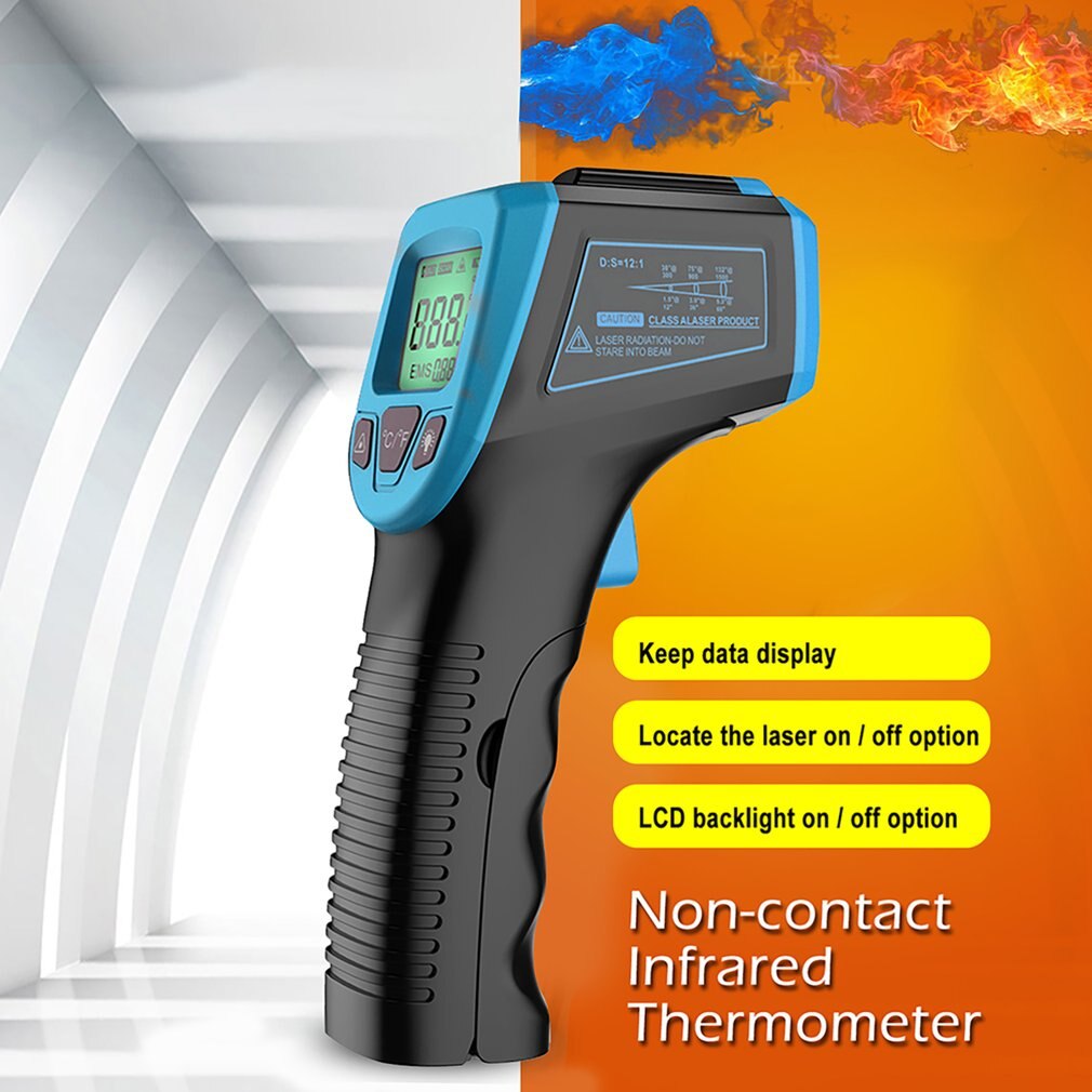Infrared Thermometer C/F Non Contact Pyrometer GM320 Industrial Digital IR Temperature Meter -50~380/-50~600℃ degree Celsius