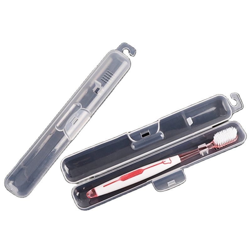 1Pcs Transparent Toothbrush Holder Case Travel Portable Storage Box Practical Container Toothbrush Organizer Bathroom Tools