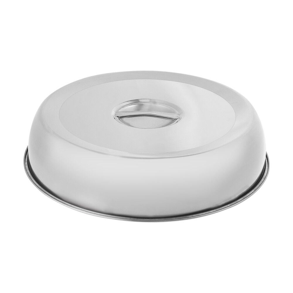 1Pc Stainless Lid Round Lid Universal Lid Pot and Pan Cover with Handle for Flat (Silver 24 CM)