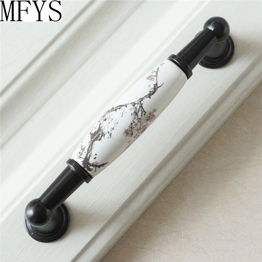 3.75'' 5'' Ceramic Dresser Handles Drawer Pull Handles Knob Kitchen Cabinet Handle Knobs Door Pull Knob Porcelain Hardware