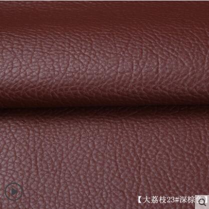 135x50cm PU lederen zelfklevende fix subsidies simulatie skin back sinds de kleverige rubber patch lederen sofa stoffen: dark brown