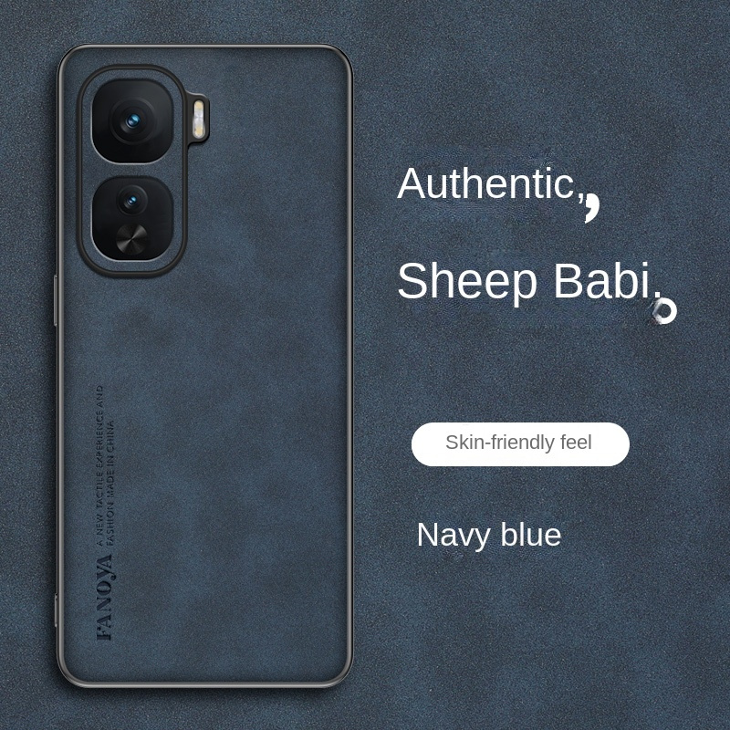 Vivo iQOO Neo10 5G Case PU Leather Skin Hard Cover Matte Phone Case Silicone Bumper for Vivo iQOO Neo 10 Neo10 IQOONeo10 5G: Blue