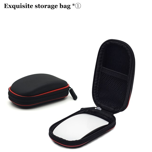 Bluetooth Wireless Mouse Arc Touch Rechargeable Mice Magic Mouse 3 Ergonomic Ultra Thin Optical Mause For iPhone Macbook Windows: Travel Mouse Bag