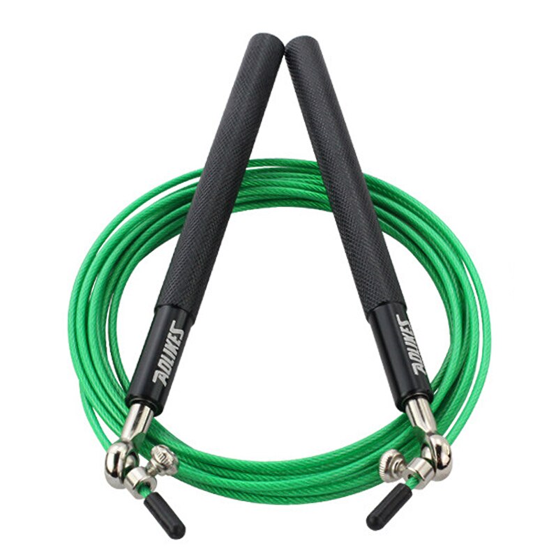 Crossfit Geschwindigkeit springen Seil Professionelle Springseil Für MMA Boxen Fitness Überspringen trainieren Ausbildung Mit Tragetasche Ersatz Kabel: Grün