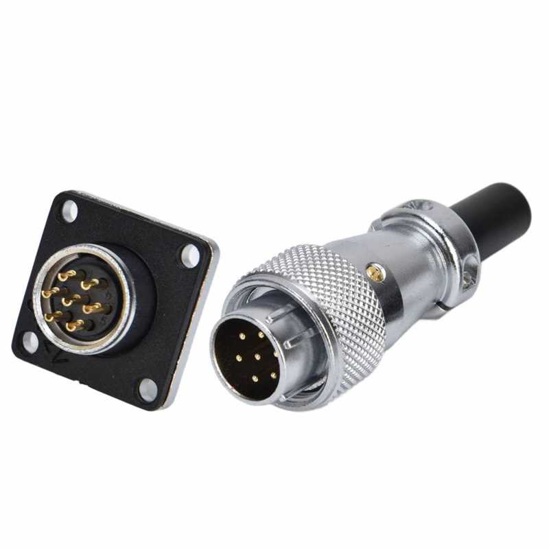 Male Plug Female Socket Connector Explosion Proof High Temperature Resistance Aviation Plug Socket Connector for Industrial