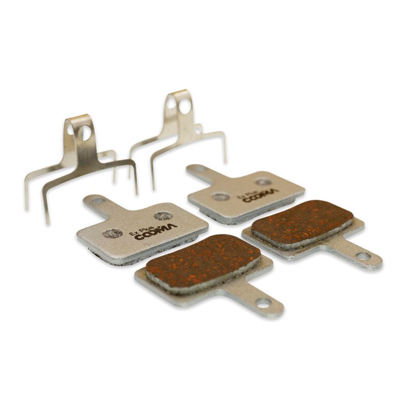 Freno de disco de bicicleta almohadillas para SHIMANO M375 M395 M486 M485 M475 M416 M446 M515 M445 M525 freno de disco, respaldo de aleación de aluminio, 4 pares