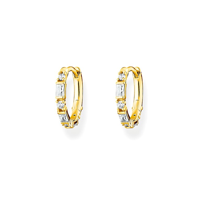 Romad 9mm colorido zircon aros brincos para mulher 925 prata esterlina brincos redondos presentes de jóias de casamento pendientes mujer: B