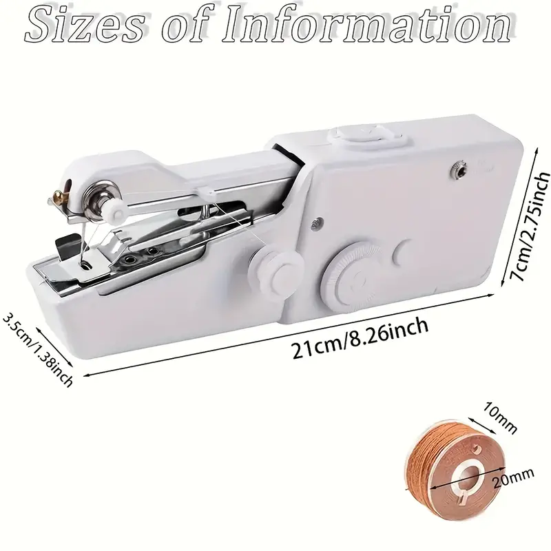 1pc macchine da cucire portatili mini macchine da cucire, macchina da cucire portatile strumento di cucito portatile veloce