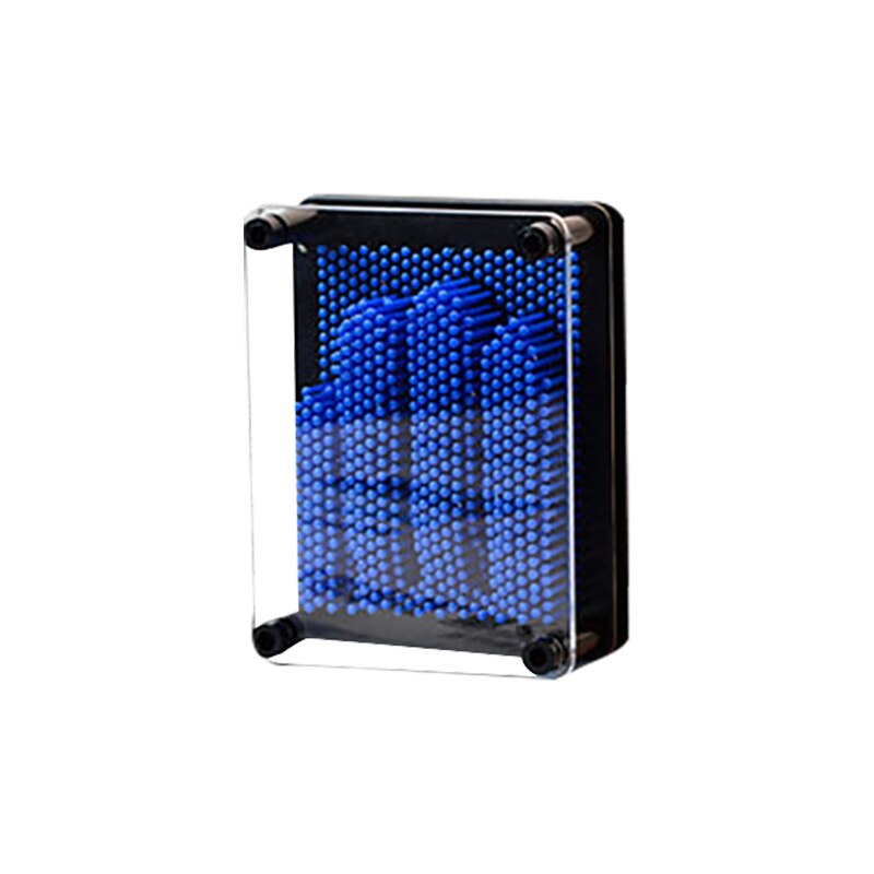 3D Clone Pin Art Carving Hand Vorm Model Speelgoed Kinderen Speelgoed Desktop Office Speelgoed Pin Art Classic Impressions Handafdruk Art speelgoed: blue small