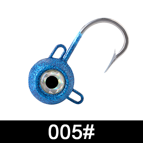 FTK Jig Head Richiamo di Pesca Alla Carpa Peche 120g/140g/160g/180g Bass Bait 3D Occhi Tonno Richiamo Vivido Corpo Jigging Affondamento Isca Artificiale: 55 mm / Seta di mais