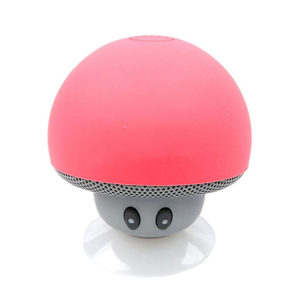 Mini trådlös högtalare svamp bärbar vattentät dusch stereo subwoofer musikspelare för iphone android: Grå