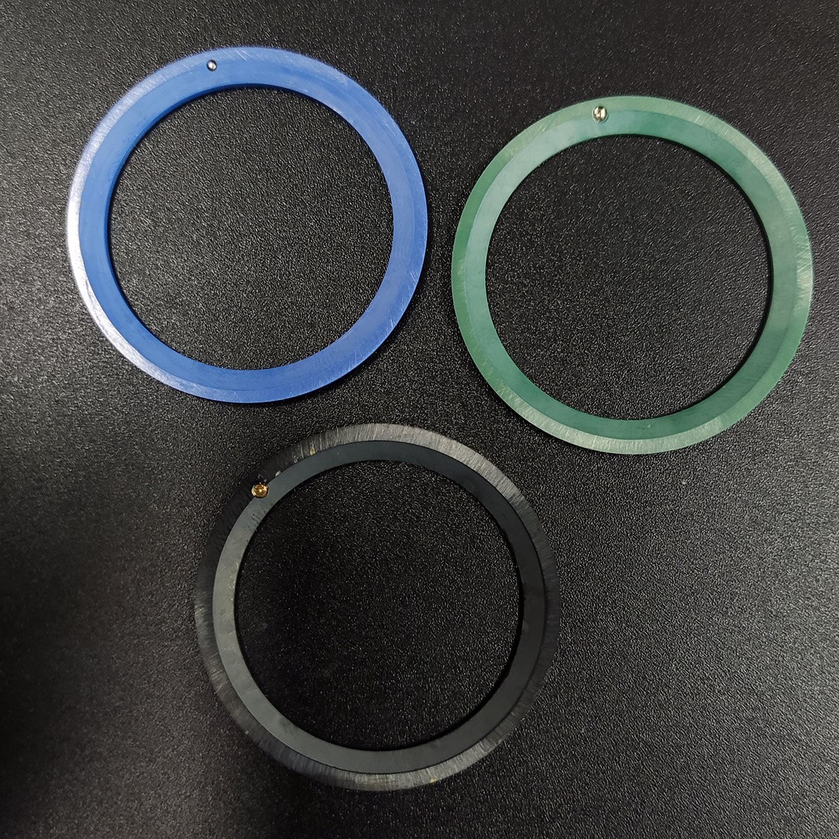 38*30.8mm Sloping Luminous Ceramic Bezel Insert Divers Replacement of watch accessories parts