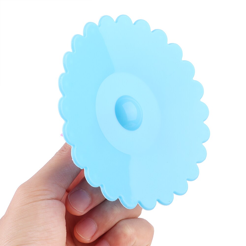 1 PC Silicone Cup Lid Bowknot Lace Sealed Anti-Dust For Tea Coffee Cup Cover Drink Ware Parts Cute Reusable Fashionable