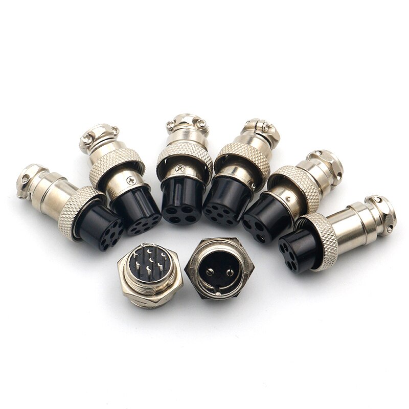 GX16-2/3/4/5/6/7/8 Aviation Plug Male And Female Pin Connector Circular Connectors Socket Plug GX16 Diameter 16mm