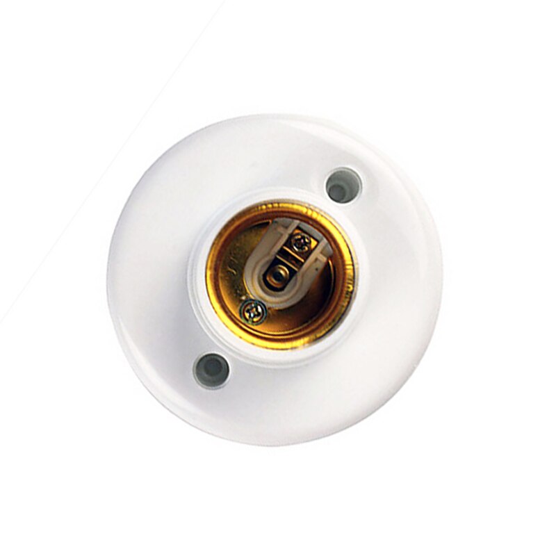1pcs E27 lamp holder, 78mm x 39mm Round Lamp Bulb Socket Light Bases Holder, flame Retardant Fireproof Material
