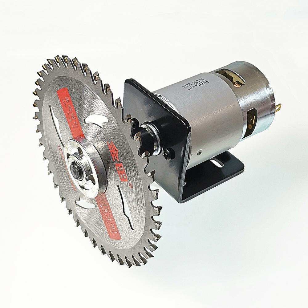 Máquina cortadora casera para carpintería, mini motor en miniatura, sierra manual multifunción, Sierra de mesa