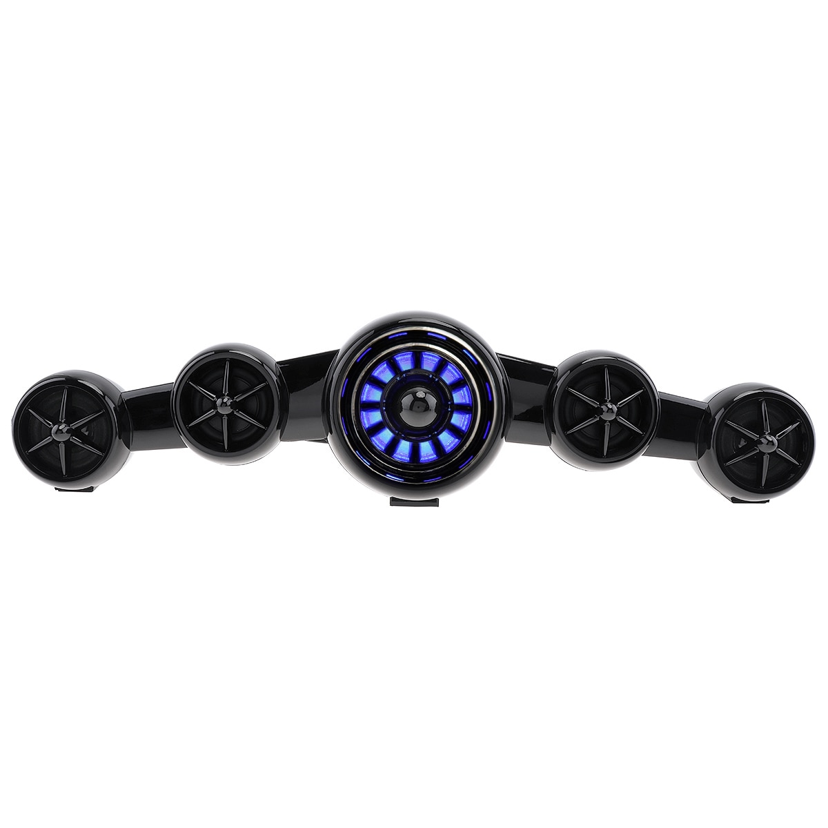 SADA D-219 Bluetooth AUX Multi-media Soundbar Desktop Subwoofer Mini Aircraft PC Speaker with 3 Speaker Units/Stereo Surround